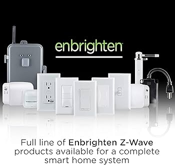 Enbrighten Z-Wave Plus 40-Amp Indoor/Outdoor Metal Box Smart